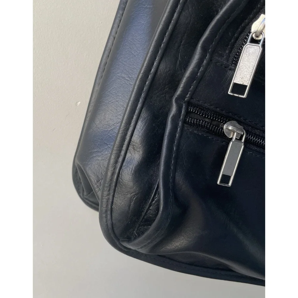Men's Black Briefcase Laptop Bag